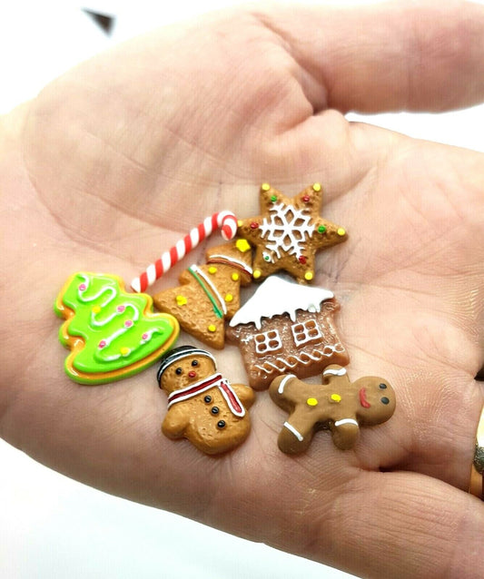 Miniature Christmas Cookies x 7