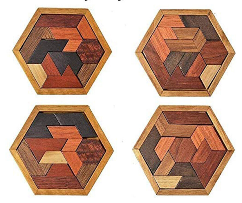 Wooden Tangram Puzzle