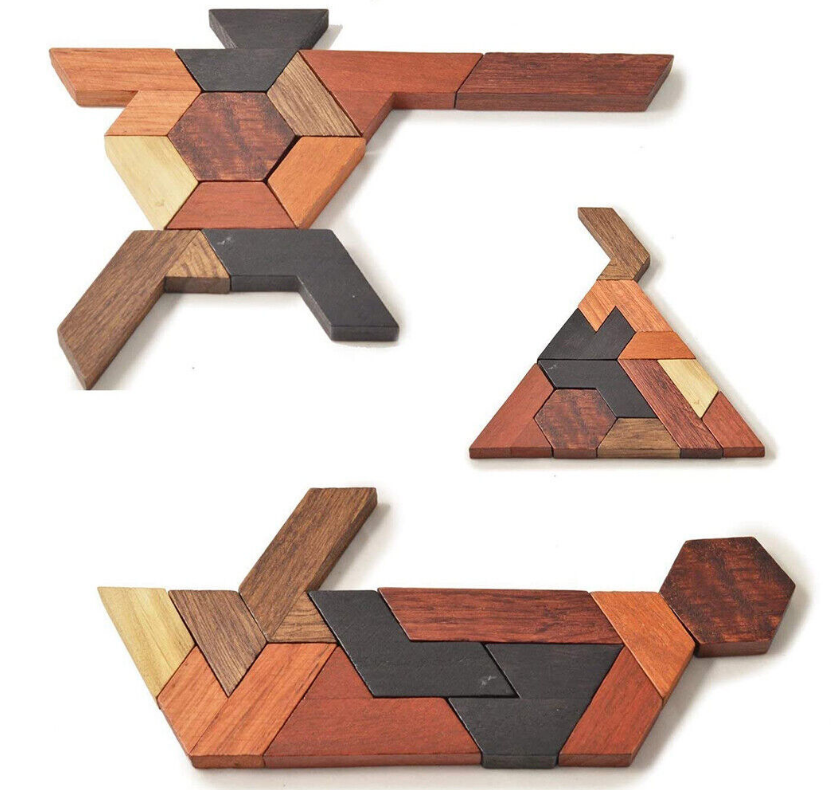 Wooden Tangram Puzzle