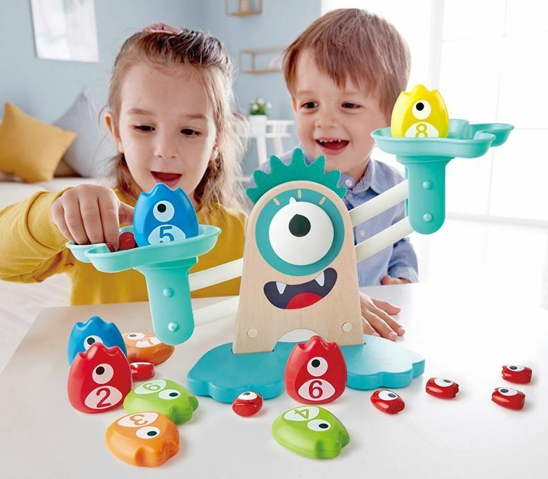 Hape Wooden Monster Math Scale