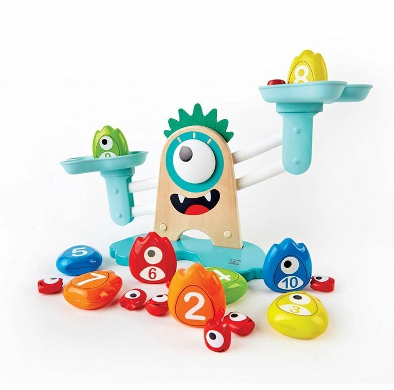 Hape Wooden Monster Math Scale