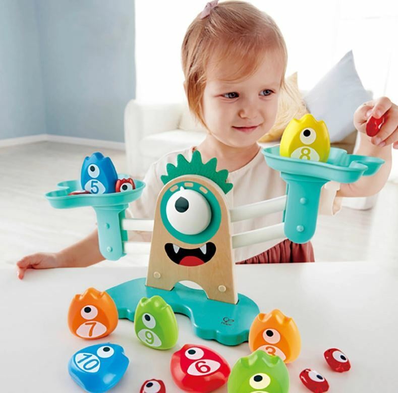 Hape Wooden Monster Math Scale