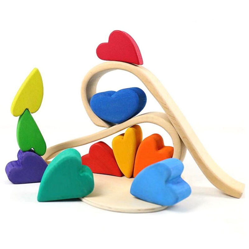 Steiner/Waldorf Wooden Rainbow Collection