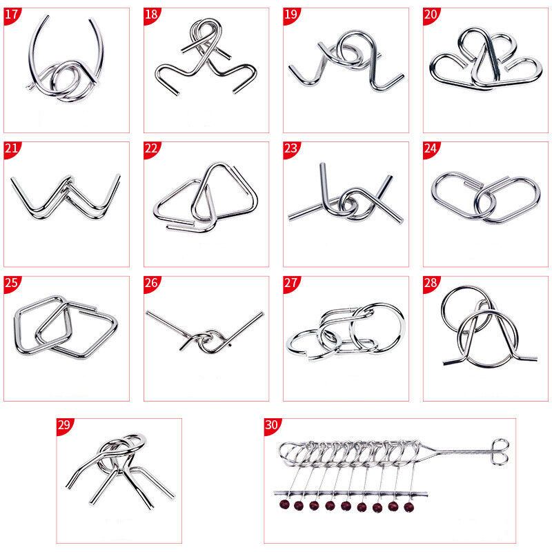 Metal Brain Teaser Puzzle