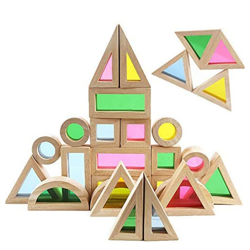 Steiner/Waldorf Wooden Rainbow Collection