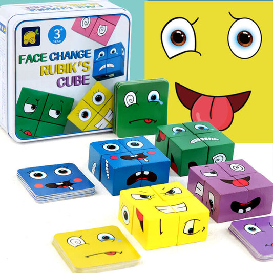 Face Changing Emoticon Puzzle Game