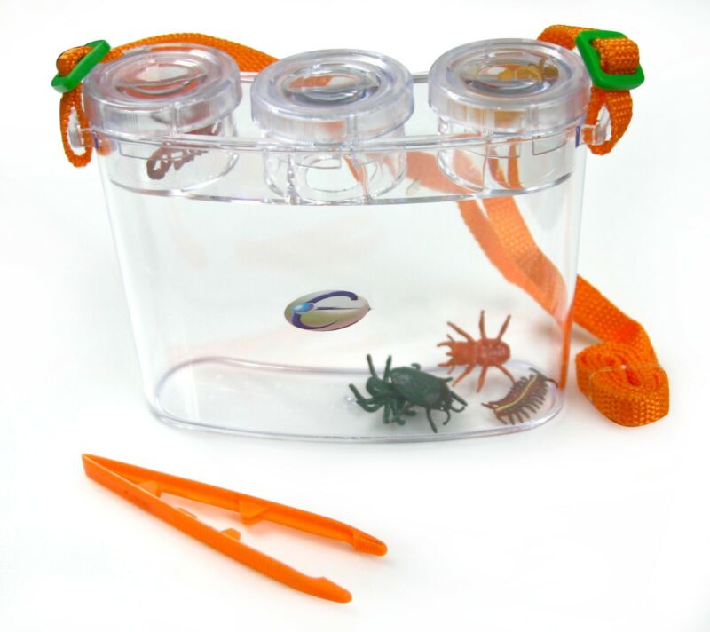 3 in 1 Insect Adventure Kit Bug Catcher Toys Collecting Viewing Kit NEW