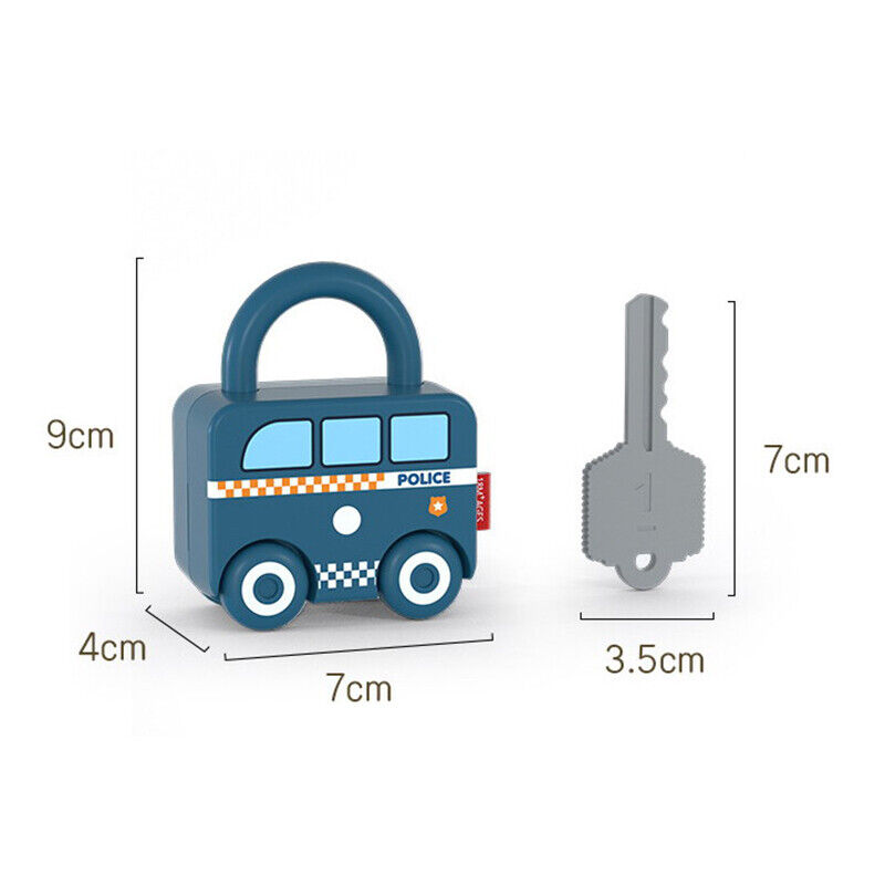 Montessori Learning Locks with Keys 